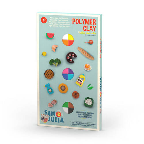 Sam & Julia 12-Colour DIY Clay Set Kids Art/Craft 8y+