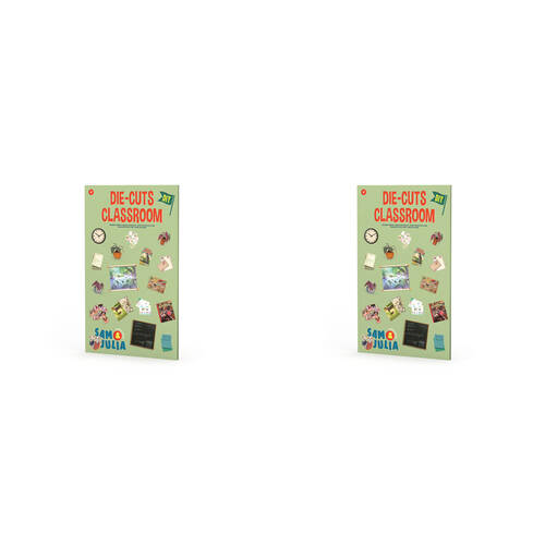 2PK Sam & Julia DieCuts Classroom Pre-Cut Miniature Decor 6y+
