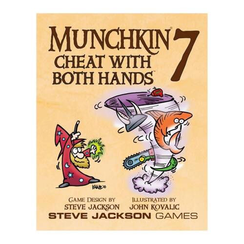 Munchkin 7 Cheat w/ Both Hands Expansion Kids Tabletop Card Game 10y+