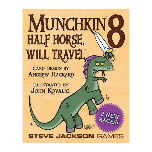 Munchkin 8 Half Horse Will Travel Expansion Tabletop Card Game 10y+