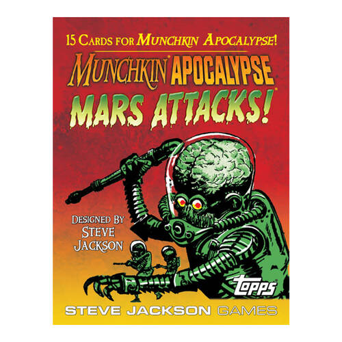 15pc Munchkin Apocalypse Mars Attacks Expansion 10+