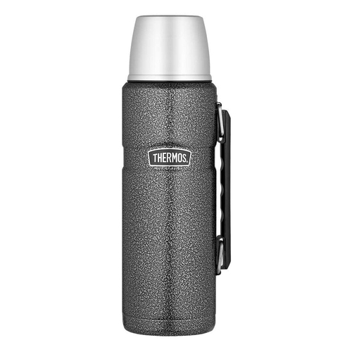 Thermos King 1.2L Vacuum Insulated Beverage Hot/Cold Bottle Hammertone