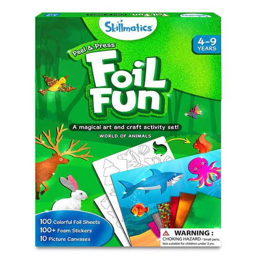 Skillmatics Foil Fun World of Animals Kids/Childrens Toy 4+