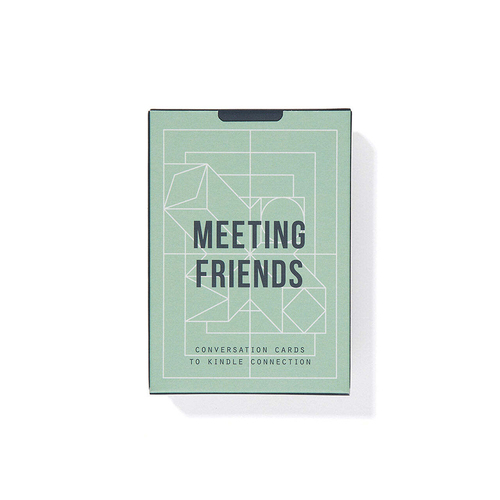 52pc The School Of Life 9cm Meeting Friends Conversation Cards Game