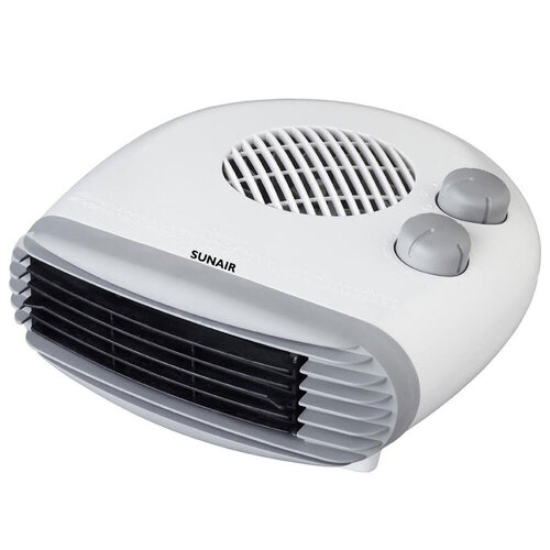 Sunair 2400W Low Profile Fan Heater White