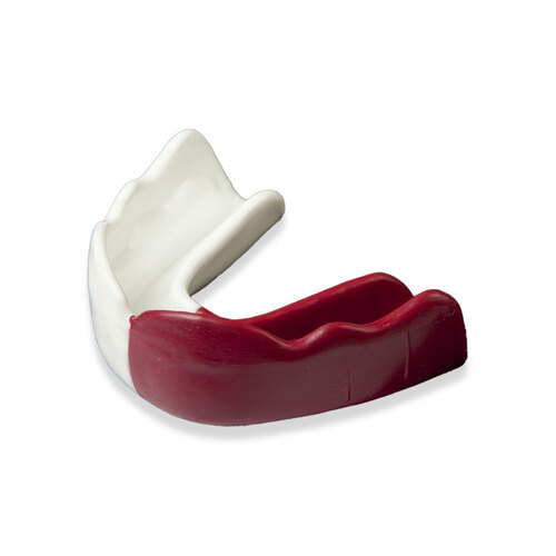 Signature Type 2 Protective Mouthguard Teen Maroon/White