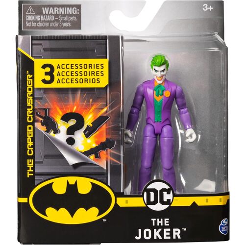 Spin Master Batman 4'' Basic Figure w/ Accessories Kids Toy Assorted 3+