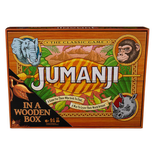 Jumanji The Board Game w/ Wooden Box Kids/Children 8y+