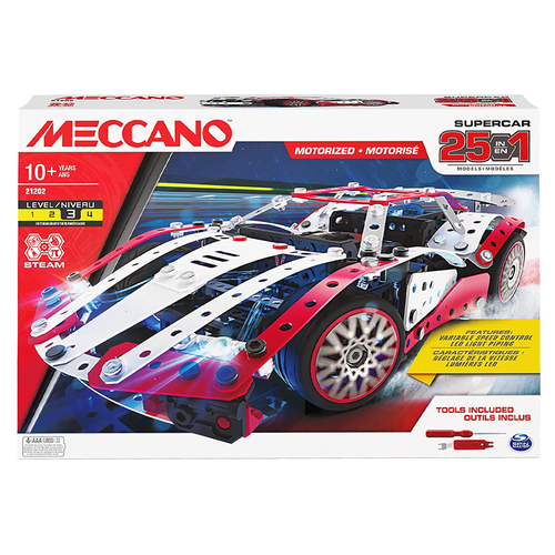 Meccano Multi Model 25 in 1 Supercar Kids 10y+