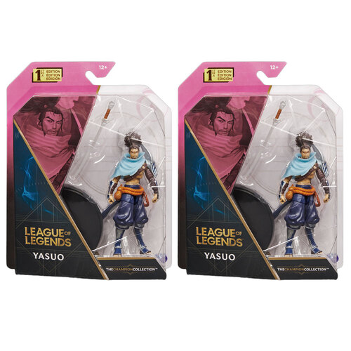 2PK Spin Master League Of Legends 4'' Figure Yasyo Kids Toy 12+