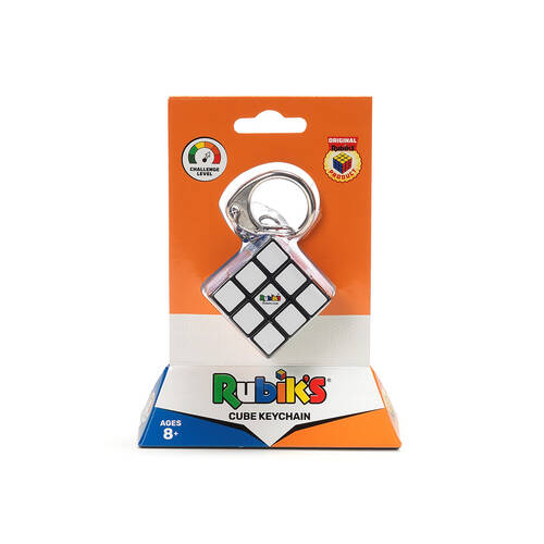 Rubiks 3x3 Keychain Portable Travel Puzzle Cube Muticolor Kids/Children 8y+