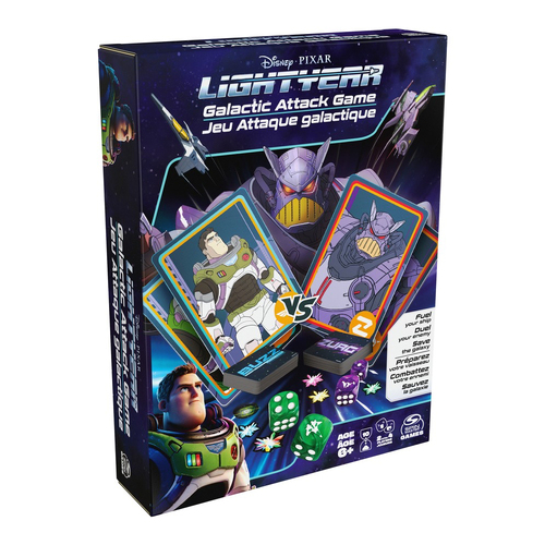 Lightyear Galactic Attack Card/Board Game Kids 6y+