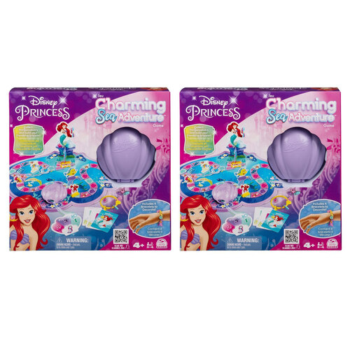 2PK Spin Master Little Mermaid Signature Game 2-4 Players Kids Toy 4+