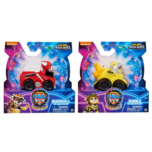 2PK Spin Master Paw Patrol Pup Squad Racers Car Kids Toy Assorted 3+