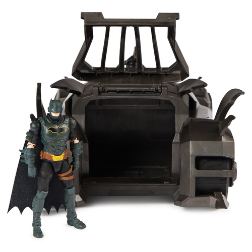 Spin Master Batman Crusader Batmobile w/ 4'' Figure Set Kids Toy 4+