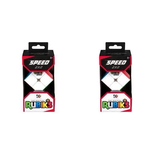 2PK Rubiks Speed 2x2 Cube Enhanced Design Colorful Fun Logic Games/Puzzles 8y+