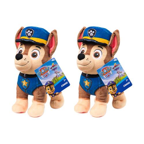 2PK Paw Patrol Characters Core Basic Plush Childrens Toy Assorted 3Y+