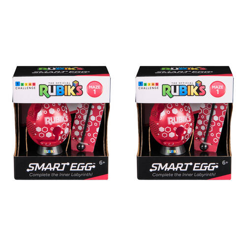 2PK Rubiks Smart Eggs Decorative Brain Teaser Logic Games/Puzzles 8y+ Assorted