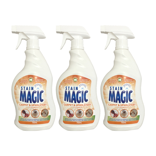 3PK Stain Magic Carpet Cleaner Spray 750ml