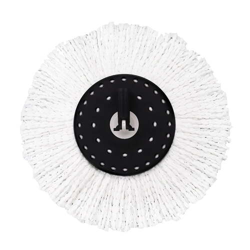 White Magic Professional 48cm Microfibre Head For Spin Mop - White