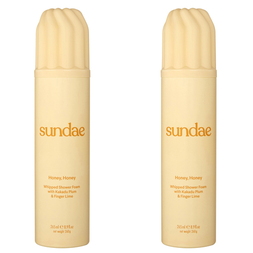 2PK Sundae Shower Bathroom Foam Honey, Honey Scent Bodywash 265ml