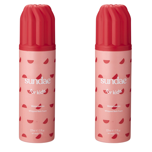 2PK Sundae Kids Shower Bathroom Foam Watermelon Bodywash 229ml