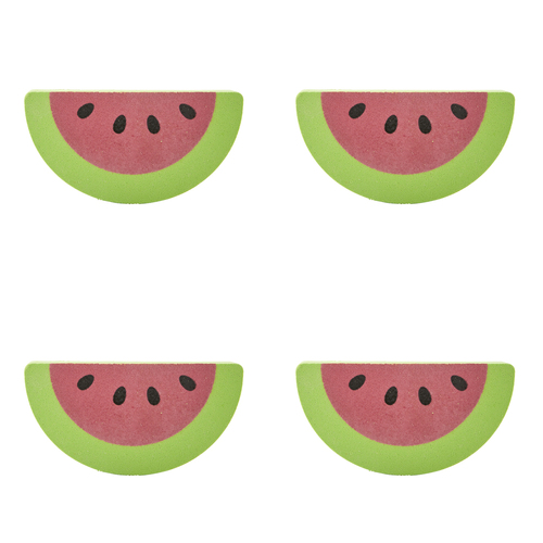 4PK Sundae Kids Fizzing Bath Bomb Watermelon Bodywash 100g