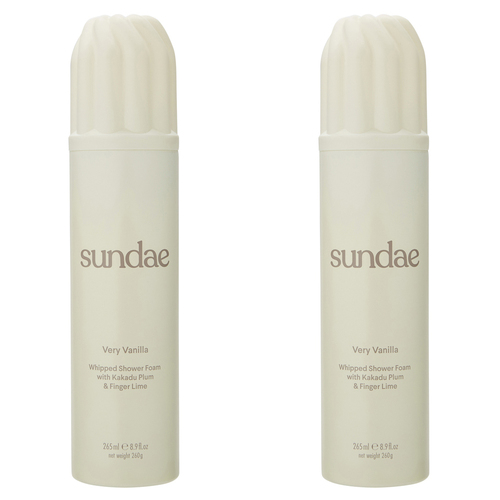 2PK Sundae Shower Bathroom Foam Very Vanilla Scent Bodywash 265ml