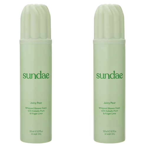 2PK Sundae Shower Bathroom Foam Juicy Pear Scent Bodywash 265ml