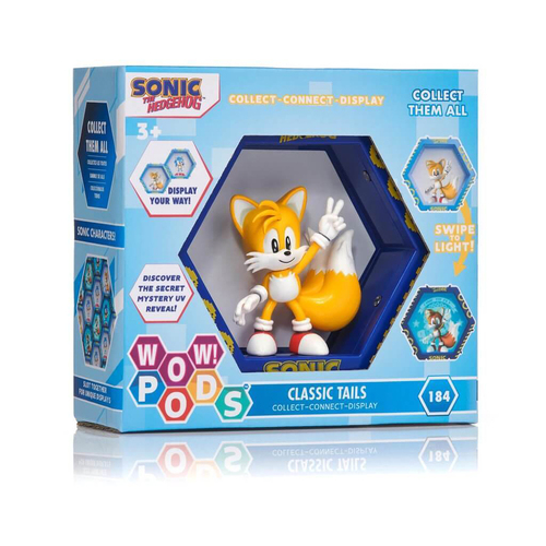 Wow Pods Sonic The Hedgehog Classic Tails Kid's Play Toy Figurine 3y+