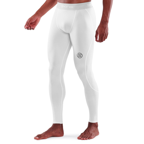 SKINS Compression Series-1 Men's Long Tights White XL
