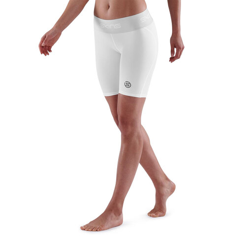 SKINS Compression Series-1 Women's Half Tights White XS
