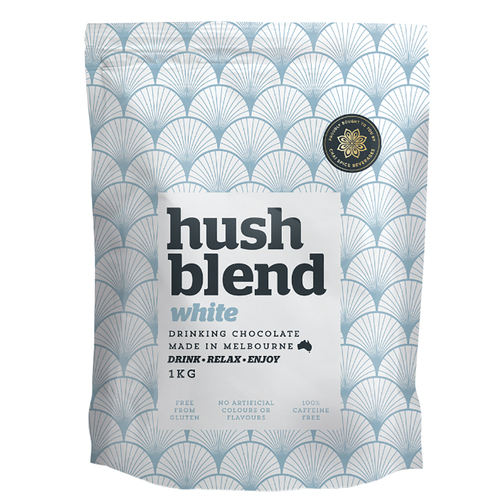 Hush Blend White Drinking Chocolate Cocoa Powder 1kg