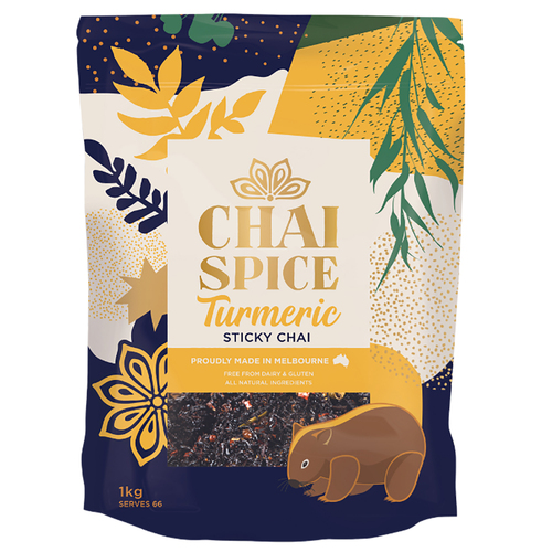 Chai Spice Turmeric Sticky Chai Blend Hot Tea Drink 1kg