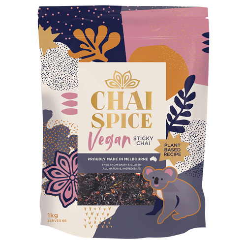 Chai Spice Vegan Sticky Chai Blend Hot Tea Drink 1kg