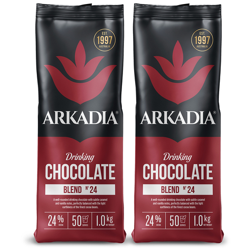 2PK Arkadia 1KG 24% Cocoa Drinking Chocolate