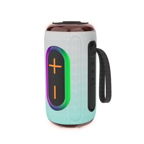 Laser Portable Bluetooth Wireless Pill Fabric Speaker RBG Light Aquatic Awe