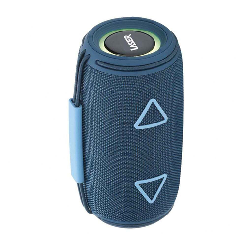 Laser Portable Fabric Wireless Bluetooth Speaker Max - Blue
