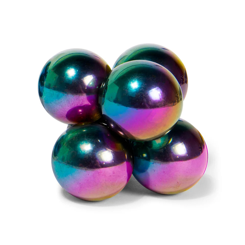 6pc Speks Oil Slick Super Sensory Magnetic Ball Toy 14y+