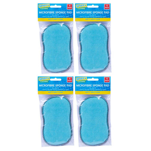 4x Spiffy Microfibre Sponge Pad