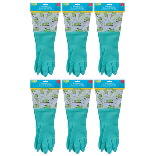 6x Spiffy Household Cleaning Gloves