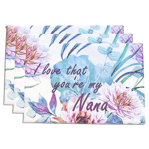 3PK LVD Nana Scented 80g Body Fragrance Bath Bar Soap w/ Box Waterlily