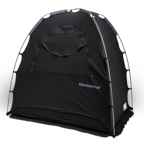 SlumberPod 3.0 Baby Privacy Canopy Pod Black/Grey 4m+