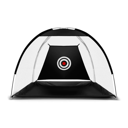 Good Vibes Golf Swing Ball Practice Driving Tent Black