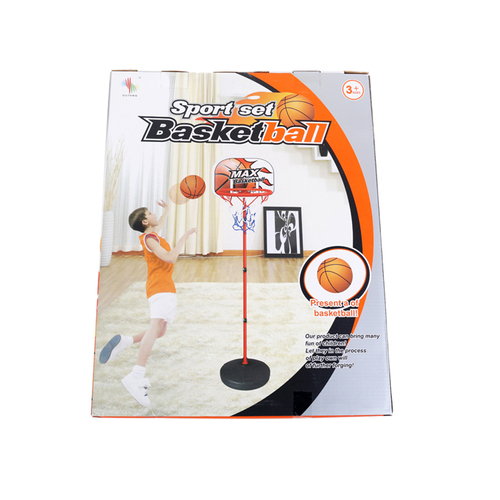 Toys For Fun 165cm Basketball Stand & Hoop w/ Ball/Pump