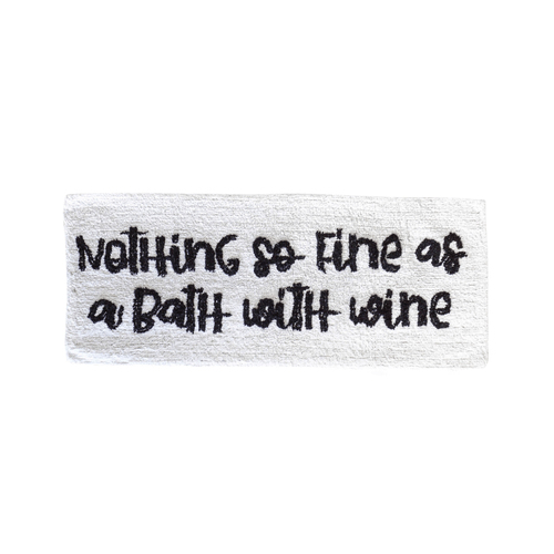Rayell 120x50cm Long Mat Noting So Fine As A Bath w/ Wine
