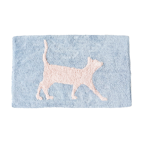 Rayell Bathroom Mat Absorbent Rug Kitty Blue 80x50cm