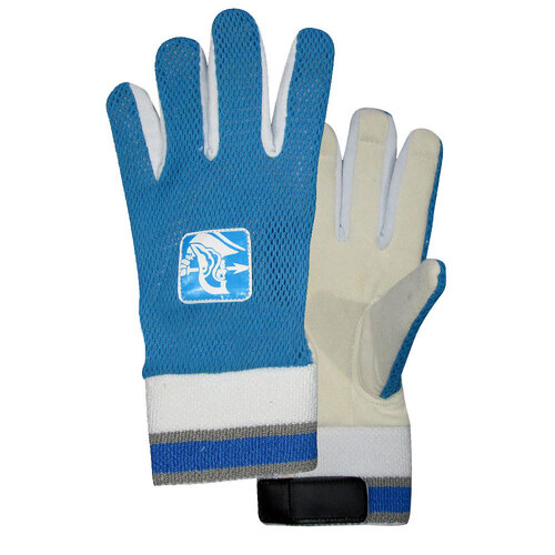 Spartan Cricket Chamois Leather Palm Padded Inners Wicked Keeping Glove Boys 