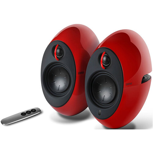 Edifier E25HD LUNA HD 74W Speakers Bluetooth 4.0 w/ Passive Bass - Red