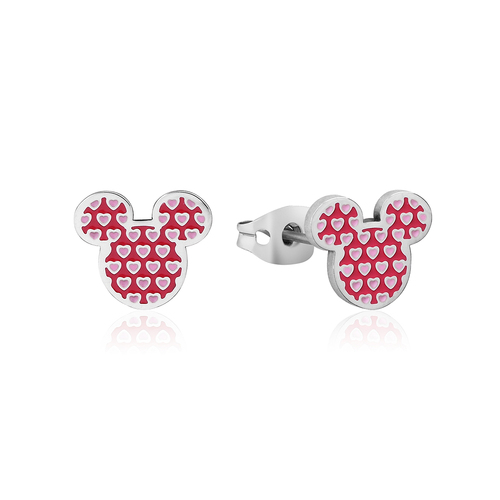 Couture Kingdom Disney Mickey Mouse Heart 12mm Stud Earrings